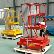 HOME lifter for single person for construction aluminum alloy hydraulic lifting platform